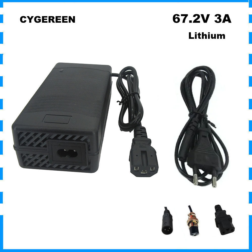 84V 20A Smart Charger - 67.2V 3A Li-ion Charger 60V 60