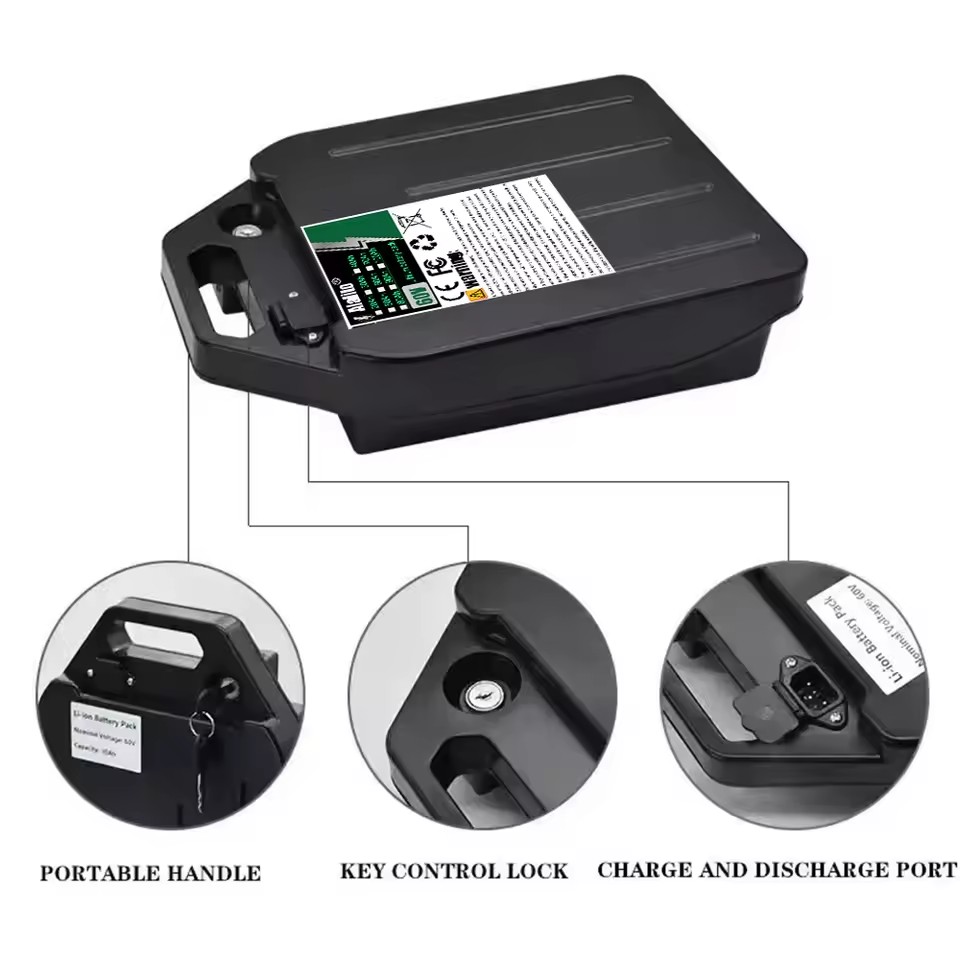 Electric vehicle lithium batte - огляд і ціна 60V 50Ah Electric Scooter Battery