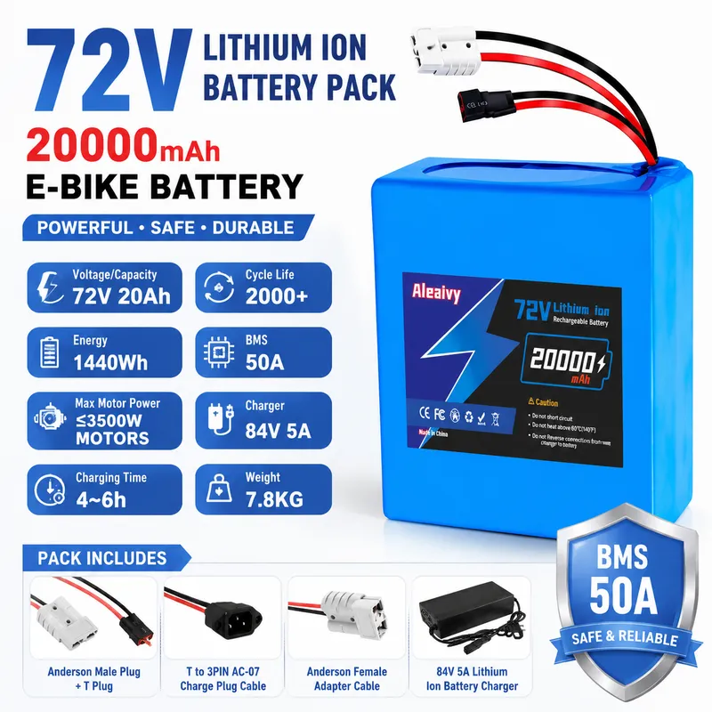 72V 84V 20S4P 20AH 20S6P 30AH  - огляд і ціна 72V 40Ah Lifepo4 Battery Pack