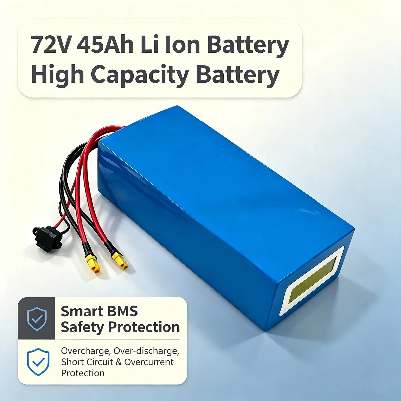 72V 45Ah Lithium Ion Triangle  - огляд і ціна 72V 40Ah Lifepo4 Battery Pack